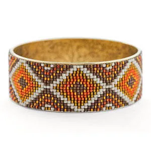 Autumn Sun DIY Bracelet Pattern by Fusion Beads