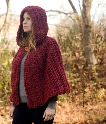 7 Different Types of Capes 6 Crochet Hooded Cape Pattern