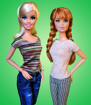 Easy Basics Jeans & T-Shirt Barbie Doll Clothes Patterns by DGRequiem