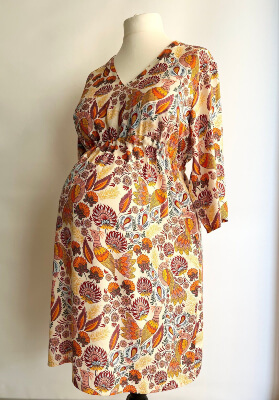 Formal Maternity Dress Sewing Pattern by MsVillana