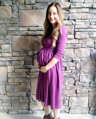 Free Maternity Dress Pattern by The Sara Project