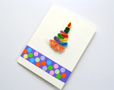 How to Make Birthday Cards Paper Quilling from Giulia Art