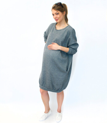 Jersey Maternity Dress Sewing Pattern by NiuCollection