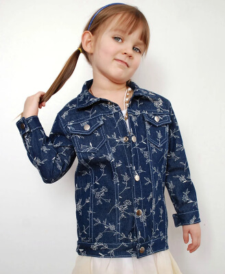 Kingston Children’s Denim Jacket Sewing Pattern by rebecajpage