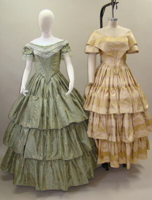 Ladies' Ball Gowns 1840-1863 Pattern by LaughingMoonMerc