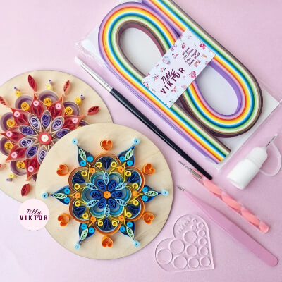 Mindful Crafts Mandala Quilling Kit from TillyViktor