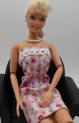 Strapless Barbie Dress by Happier than a Pig in Mud