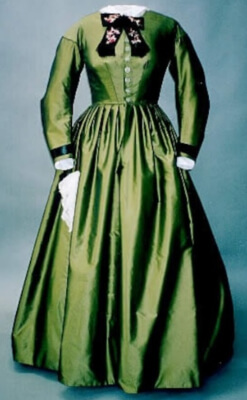 Victorian 1860s Gown with Sleeves by LaughingMoonMerc