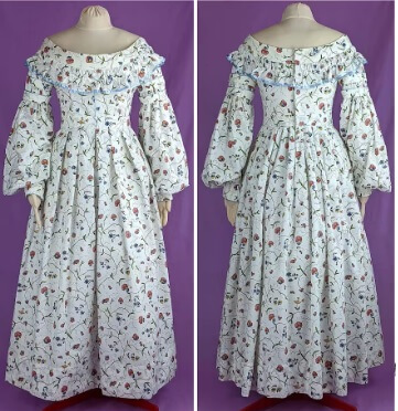Victorian Dress Sewing Pattern by BlackSnailPatterns