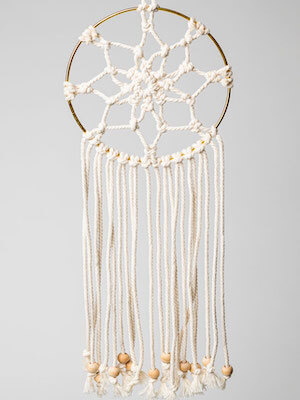 DIY Macrame Dream Catcher by One Little Project