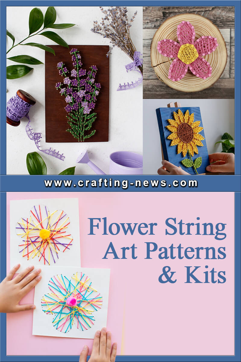 Flower String Art Patterns & Kits