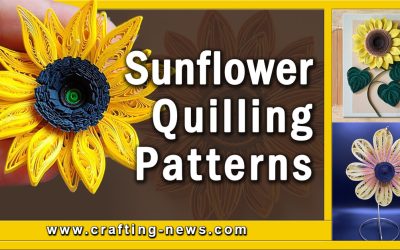 9 Sunflower Quilling Patterns