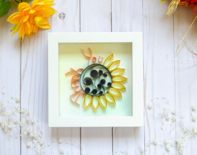 Sunflower Paper Flower Pattern from SwirlyStudio