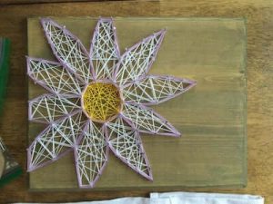 Flower String Art by Instructables