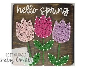 Hello Spring Tulips Spring Art Kit by AB Underwood Co2