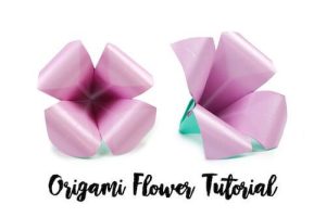 How To Make An Easy Origami Flower by The Spruce Crafts
