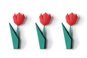 How To Make An Origami Tulip by Gathering Beauty