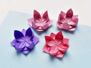 How To Make Origami Lotus Flower by The Craftaholic Witch