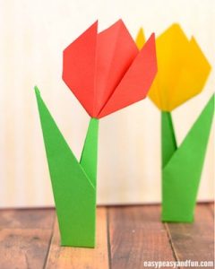 How To Make Origami Tulips by Easy Peasy And Fun
