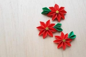 Origami Poinsettia Flowers by Hawaii Travel With Kids