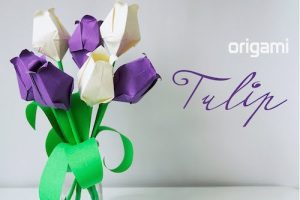 Origami Tulip Tutorial by Thao Bui