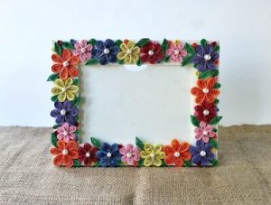 Paper Quilled Photo Frame by Craft Bits