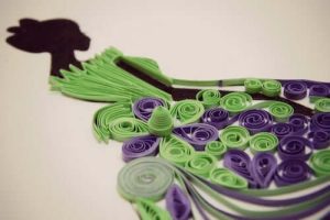 Princesa de papel Quilling de Instructables