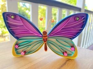 Diseños de mariposas Quilling de Tambella Arts