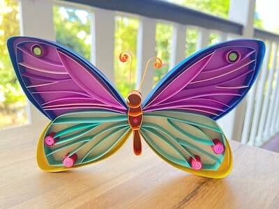 Quilling Butterfly Designs by Tambella Arts