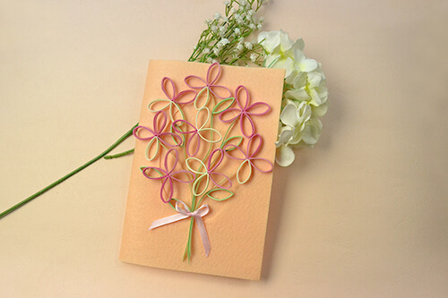 Quilling Paper Greeting Card by Pandahall