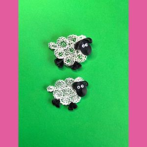 Quilling Sheep Design by The Quirky Quillers