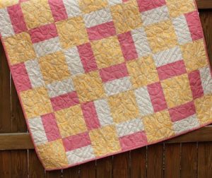 Square Baby Quilt Pattern by Come What May Creations