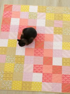 Sweet And Simple Squares Quilt Pattern by Bonjour Quilts