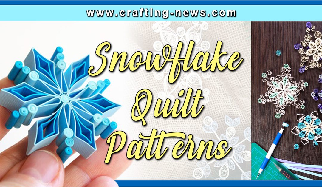 10 Quilling Snowflake Patterns