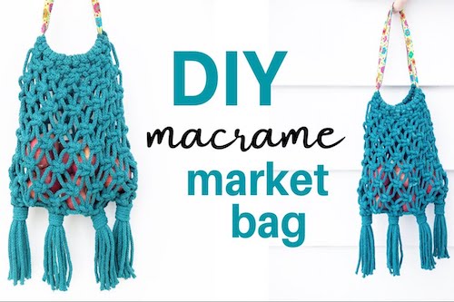 DIY Macrame Market Bag by Gray Wonders