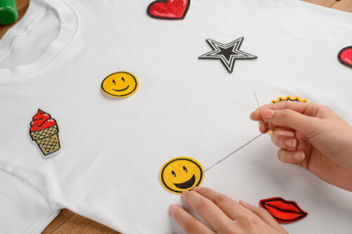 Sewing a patch is a fantastic way to personalize and update your favourite items