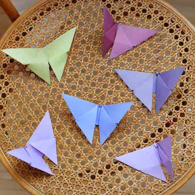 Easy Origami Butterfly by Childhood Magic