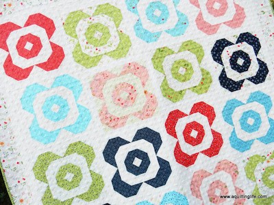 Flower Garden Quilt Pattern by Sherri Quilts