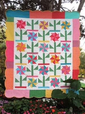 Gracie's Garden Quilt Pattern by Nellie's Needle Quilts