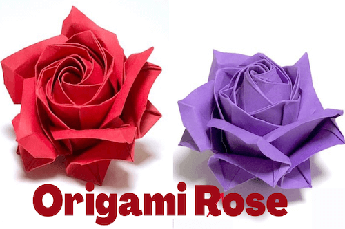 How To Make An Origami Rose by Paper Crafts