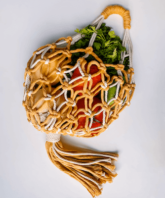 Macrame Market Bag by The Green Mad House