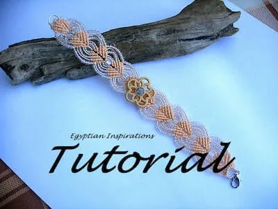 Micro Macrame Beaded Bracelet Pattern by Sea Glass Jewelry Etsy