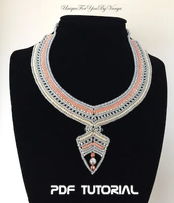 Micro Macrame Choker Pattern by Unique For You By Vanya