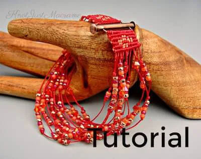 Micro Macrame Marrakesh Bracelet Pattern by Knot Just Macrame
