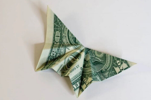 Money Origami Butterfly by DIY Magazine