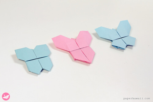 Origami Butterflies Tutorial by Paper Kawaii