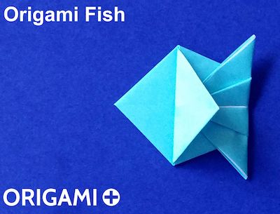 Pez de Origami de Origami Plus