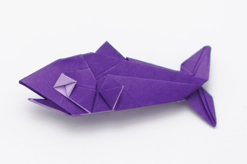 Origami Fish Tutorial by Jo Nakashima