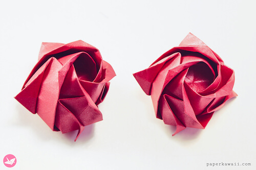 Origami Kawasaki Rose by Paper Kawaii