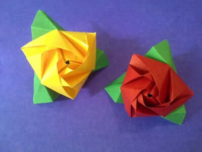 Origami Magic Rose Cube by Instructables